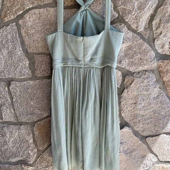 J. Crew Silk Chiffon Halter Sinclair Dress - Picture 4 of 7
